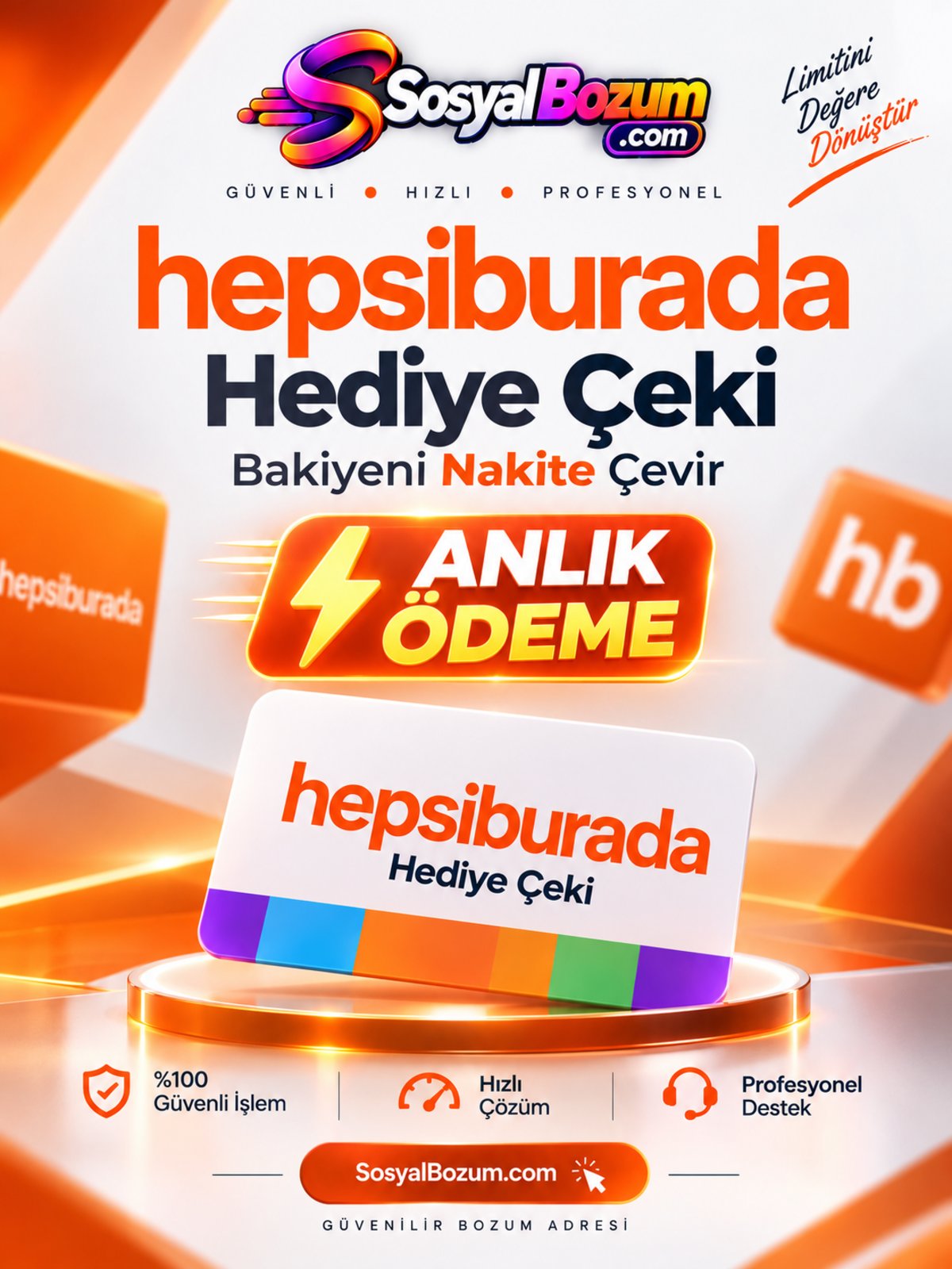 Hepsiburada Hediye Çeki / Kodu Bozum
